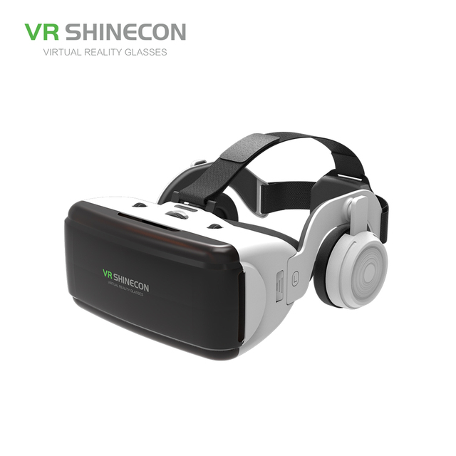 VR SHINECON Virtual Reality VR Headset Support 4.7-6.53 Inch 3D Glasses Headset Helmets VR Goggles for TV, Movies & Video Games