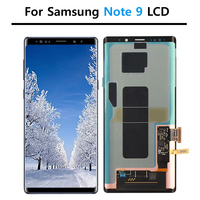Écran LCD SUPER AMOLED 6,4'' avec cadre, écran tactile et numériseur de remplacement pour SAMSUNG GALAXY Note 9 Note9 N960D