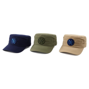 Custom New Design Personalized Embroidered logo Pillbox Caps Polyester Unstructured Printed Casual High Quality <b>Flat</b>-brim <b>Hats</b> - Product Image 4
