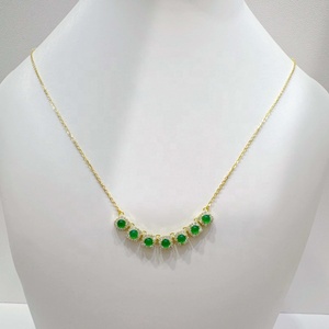 Collier cœur bicolore en argent sterling 925 plaqué or, prix d'usine, personnalisable avec pierres précieuses, trèfle, turquoise, pour femme - Product Image 4