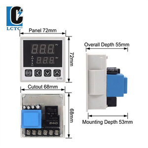 Controllore di Temperatura Intelligente LCTC PID Integrato con Ingresso K e Uscita Relè 220VAC 72*72 Digitale per Macchine da Imballaggio - Product Image 4