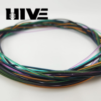 Senar Gitar Klasik 6 Senar Warna-warni Nylon Copper Wound 95cm, Grosir Pabrik HIVE, Laris Manis