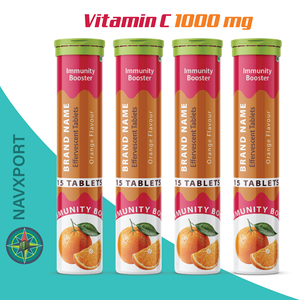 Premium Effervescent Vitamin C 1000 mg + Zinc | Facial Glow Vitamin-C 1000 Mg + Zinc Effervescent Tablets - Product Image 2
