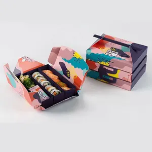 Odm Salade Lunch Wegwerp Afhaalmaaltijden Papier Invoegen Kip Kartonnen Verpakking Geschenkdoos Voor Snoep