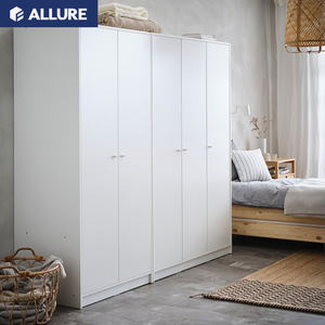 Allure-Muestra de laminado abierto, acrílico coreano, diseño de muebles de armario de 4 puertas para dormitorio - Product Image 1