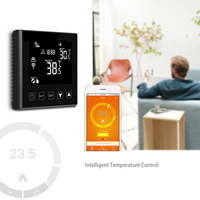 Thermostat de chauffage au sol HY603WW-1, commande à distance WiFi, programmation hebdomadaire sur 6 périodes, économie d'énergie et commodité