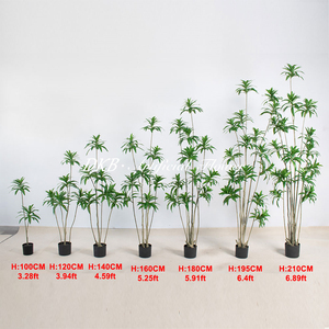 Plantes artificielles vertes Song of India à prix compétitif, ensemble de plantes décoratives artificielles vertes pour les revendeurs étrangers - Product Image 2