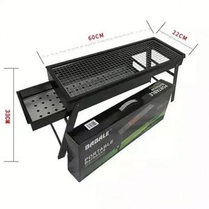 Mini barbecue portable pliable en acier inoxydable pour cuisson extérieure - Product Image 2