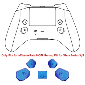 Boutons arrière et levier de commande K1 K2 K3 K4 repensés, bleu caméléon et violet, pour Xbox Series XS EXtremerate Hope Remap Kit - Product Image 3