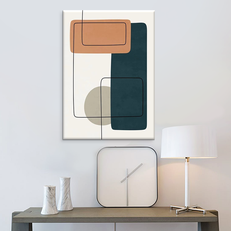 Abstract Canvas Painting Simple Art Still