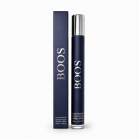 Atomiseur de parfum portable pour femme, bouteille fine bleu marine, boîte de comptoir, bougies florales, chaleureuses, persistantes, à l'ambiance douce