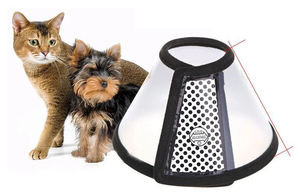 Köpek kurtarma yaka Pet PU Bite yaka koruyucu Anti Lick Scratch köpek tasması Post Op şeffaf bakım kedi koni - Product Image 6