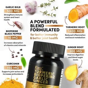 Curcuma à haute puissance, 120 capsules, complément alimentaire pour la santé cardiaque des adultes, complément de curcuma - Product Image 5