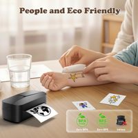 Imprimante sans fil portable Phomemo DIY TK32 pour tatouages temporaires, créez des tatouages temporaires personnalisés, kit d'autocollants de tatouage DIY