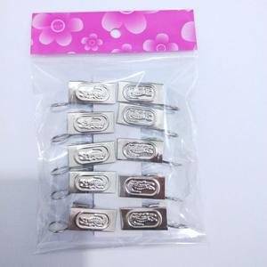 Paquete de 10 clips para cortinas con ganchos, clips para cortinas tipo cocodrilo, tela para cortinas, ganchos para cortinas, accesorios metálicos, clips pequeños - Product Image 1