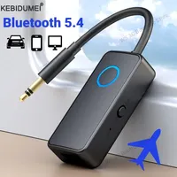 2-in-1 BT 5.4 Adaptateur audio sans fil 3.5mm Aux Mic pour TV Car Treadmill-Receiver Transmitter Audio Video Accessories for Flight