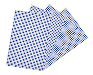 Napperons de table réutilisables à carreaux bleus et blancs, sur mesure pour la cuisine et les réceptions à domicile - Product Image 1