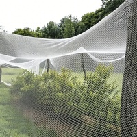 Filet anti-oiseaux en HDPE vierge blanc optimal, haute transmission lumineuse pour arbres fruitiers et vergers, prix de gros, faible MOQ