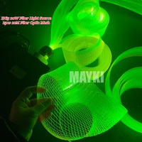 Lampu Pohon Serat Optik Bercahaya Tahan Air dengan Mesin LED Fiber Optic Mesh Light untuk Dekorasi Luar Ruangan