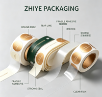 Autocollants personnalisés pour emballages de produits, finition mate, impression au toucher doux, étiquette de complément alimentaire pour bouteille en plastique