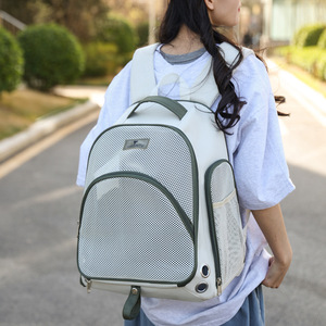 Hot Selling Fashion Breathable Oxford <b>Pet</b> <b>Carrier</b> Backpack with Zipper Small Dogs & Cats Outdoor Travel <b>Pet</b> <b>Carrier</b> Backpack - Product Image 4