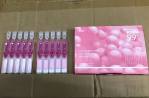 Ampolla Hidratante y Radiante de un Día con Color Rosa Salmón, Cuidado de la Piel Coreano, <span class=keywords><strong>0.05</strong></span> Fl oz X 10 Paquete de 10 - Product Image 2