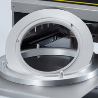 Machine de scellage de barquettes en aluminium pour usage commercial, scelleuse thermique pour emballages de repas prêts à consommer et plats à emporter