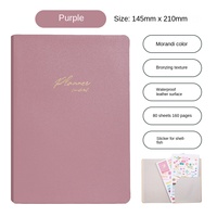 Agenda non daté Carnet Morandi Impression personnalisée A5 calendrier semaine plan PU cuir Journal de vie Journal imprimé