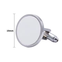Boutons de manchette personnalisés de luxe avec logo de marque, vierges pour sublimation, vente en gros pour fabricants