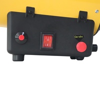 Réchauffeurs d'air à gaz forcés industriels 10KW Réchauffeur de gaz GPL à effet de serre extérieur portable pour ferme avicole de poulet