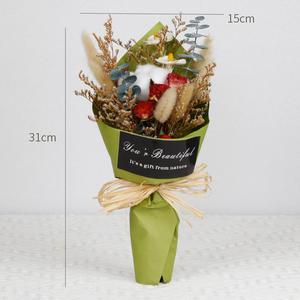 San valentino Ramo Flores Secas Mini augurante coniglio regalo di <span class=keywords><strong>compleanno</strong></span> fiore secco festa della mamma Bouquet di <span class=keywords><strong>fiori</strong></span> pressati - Product Image 3