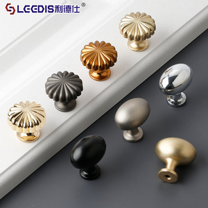 Lgedis Drawer <b>Knobs</b> Zinc Alloy Egg Shape European Style For Cabinet Furniture Hardware - Product Image 4
