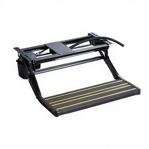 Escalón Plegable Eléctrico <span class=keywords><strong>para</strong></span> Autocaravana, Escalón Individual de Aleación de Aluminio de Alta Resistencia, Perfil de Aluminio Negro, Escalón <span class=keywords><strong>para</strong></span> Autocaravana - Product Image 4