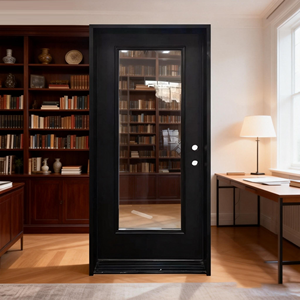 Puerta de Acero y Vidrio Templado de 10 mm con Marco de Acero de 1.0 mm, Insonorizada y Resistente a Impactos, con Certificación CE, para Uso en Balcón del Hogar - Product Image 4