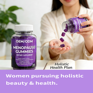 Complément alimentaire à base de plantes pour femmes en période de ménopause, gommes contenant de la fleur de <span class=keywords><strong>cohosh</strong></span> noir, de l'extrait de pépins de raisin, de la vitamine C, complément alimentaire OEM/ODM - Product Image 6