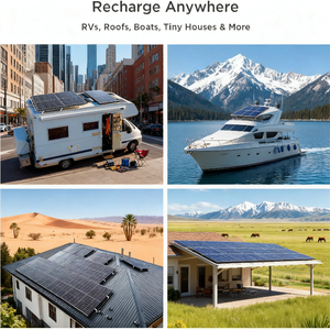 Commercial Level 200W Monocrystalline Silicon IBC <b>Foldable</b> <b>Solar</b> System 23% Efficiency for Fast Charging APH-P55 200W IBC Folda - Product Image 6