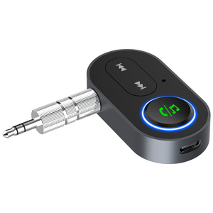 Xách tay <span class=keywords><strong>Stereo</strong></span> Hợp kim nhôm 3.5mm AUX xe Adapter bt5.3 không dây cho <span class=keywords><strong>Bluetooth</strong></span> <span class=keywords><strong>Receiver</strong></span> MP3 FLAC tay-miễn phí cuộc gọi xe <span class=keywords><strong>Receiver</strong></span> - Product Image 4