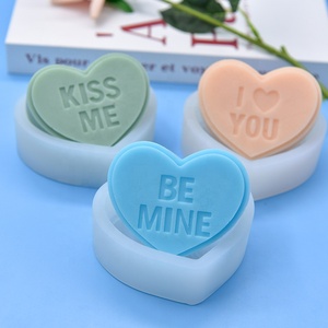 ขายส่งแม่พิมพ์ซิลิโคน I <span class=keywords><strong>Love</strong></span> You เบเกอรี่ DIY แม่พิมพ์เค้ก Be Mine แม่พิมพ์ซิลิโคนสําหรับวันวาเลนไทน์ - Product Image 1