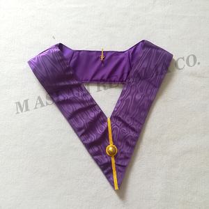 Masonic Regalia-faja y guantelete de color púrpura, traje de maestro, - Product Image 3
