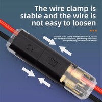 Bloc de jonction rapide D2 en cuivre 8A, connecteur LED sans fil et sans soudure, type interchangeable 2P double fil