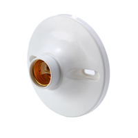 Douille de lampe LED E27 de haute qualité, vente en gros, type à vis, douille de lampe en plastique, bases et supports de lampes