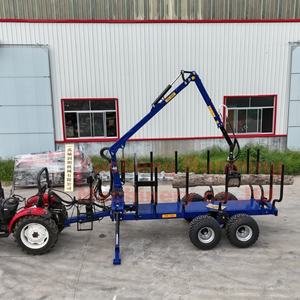 مقطورة حراجية 12 طن من الشركة المصنعة الأصلية مع رافعات TC780 رافعات حرجية خشبية خشبية - Product Image 2