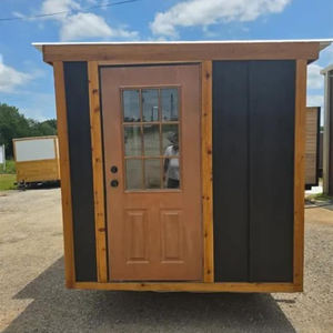 Model rumah kayu Mobile luar ruangan BBQ makanan Jalan Trailer Hot <span class=keywords><strong>Dog</strong></span> Bar Bir Makanan truk multi-fungsi troli barbekyu - Product Image 6