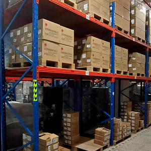 מדפים כבדים מסוג משטחי פלדה מעובים, מתכווננים, רב-שכבתיים, ברמה גבוהה, למחסן תעשייתי - Product Image 2