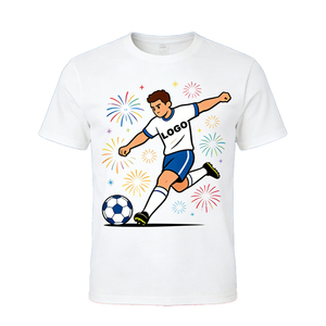AI-MICH Wholesale Soccer Jersey Promotional Gift Products Cheap Soccer 100% Cotto T-Shirts for Men Club Custom Print Logo