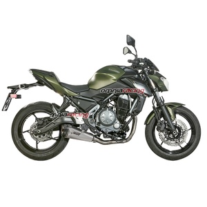 Système d'échappement complet haute performance pour moto en acier inoxydable MIVV Race homologué pour Z650 2017 - Product Image 1