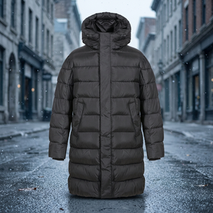 DAN7139 Solid Color <b>Safari</b> <b>Jacket</b> <b>Men's</b> Large Size Zipper Closure Waterproof Canvas Fabric Casual Winter OEM Service Cotton - Product Image 3