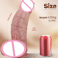 Jouet pour adultes Gelances, gode en silicone souple avec ventouse, design flexible et pliable, écologique et étanche pour hommes