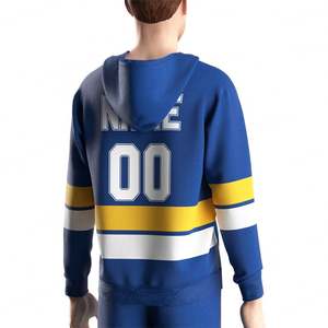 Fournisseur de maillots de hockey personnalisés pour hommes, style streetwear, pour l'entraînement de sublimation et le patinage artistique, modèle Maple Leafs, avec option sweat à capuche - Product Image 6