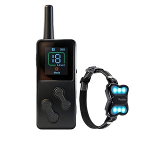 JTPAWS Nuevo <span class=keywords><strong>Collar</strong></span> Luminoso para Perros y Gatos, Dispositivo de Control de Ladridos, Antiladridos, Control Remoto, Ultrasónico, con Descarga Eléctrica, LED - Product Image 1